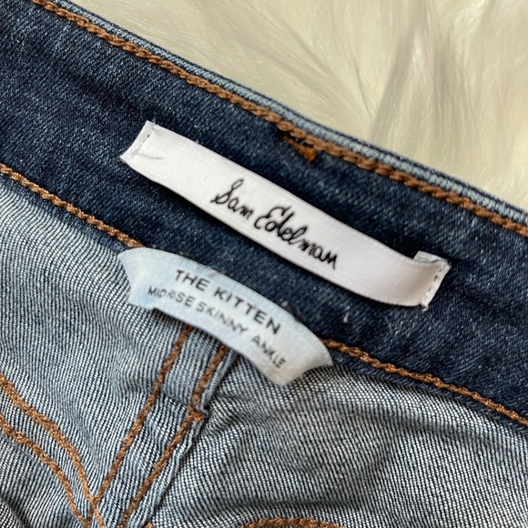 Sam Edelman Midrise Skinny Ankle Jeans size 28 - Picture 4 of 13